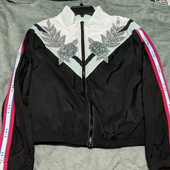 Victoria Secret Pink Bling Anorak Windbreaker - Picture 1 of 7